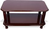 Malbro Modern Center Table for Living Room | Stylish & Durable | DIY Assembly Engineered Wood Coffee Table (Finish Color - COFFEE, DIY(Do-It-Yourself))