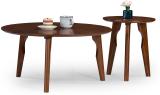 Durian Franco Engineered Wood Coffee Table (Finish Color - Mohagany Brown, Knock Down)