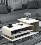 PICKWOOD Engineered Wood Coffee Table (Finish Color - Frosty White, DIY(Do-It-Yourself))