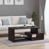 FURNEASER Allium Tea Table for Living Room, Centre Table, Sofa Table, Engineered Wood Coffee Table (Finish Color - Wenge, DIY(Do-It-Yourself))