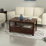 Hometown Antwerp Engineered Wood Coffee Table (Finish Color - Sheesham, Knock Down)