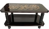 Malbro Modern Wooden Tea Table for Living Room & Bedroom | Elegant & Sturdy Design Engineered Wood Coffee Table (Finish Color - Black, DIY(Do-It-Yourself))