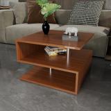 PICKWOOD SEONN Engineered Wood Coffee Table (Finish Color - Classic Walnut, DIY(Do-It-Yourself))