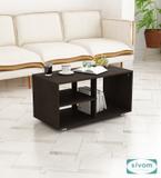 SIVOM SIVOM Zenith Dressing Table with Stool Engineered Wood Dressing Table Engineered Wood Coffee Table (Finish Color - Dark Wenge, Knock Down)