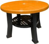 AAMROSE Plastic Coffee Table (Finish Color - ORANGE & BLACK, DIY(Do-It-Yourself))