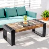 Ikiriya Rosewood ( Sheesham ) Solid Wood Coffee Table (Finish Color - Natural Rustic Finish, Pre-assembled)