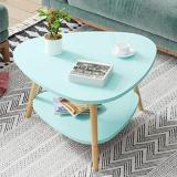 Furniture Hub side table for home living room sofaa centar table small tringle coffee table Engineered Wood Coffee Table (Finish Color - Sky Blue, DIY(Do-It-Yourself))