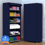 Flipkart Perfect Homes Studio PVC Collapsible Wardrobe (Finish Color - Navy Blue, DIY(Do-It-Yourself))