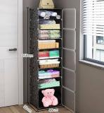 STELIO PP Collapsible Wardrobe (Finish Color - Black 2, DIY(Do-It-Yourself))