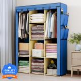 Flipkart Perfect Homes Studio Carbon Steel Collapsible Wardrobe (Finish Color - NAVY BLUE, DIY(Do-It-Yourself))