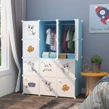 Hemovia PC Collapsible Wardrobe (Finish Color - KTG2, DIY(Do-It-Yourself))