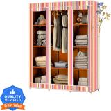 Flipkart Perfect Homes Studio Carbon Steel Collapsible Wardrobe (Finish Color - Orange, DIY(Do-It-Yourself))