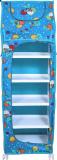 Seshekhu Baby 6 Shelve Unbreakable Material PVC Carbon Steel Collapsible Wardrobe (Finish Color - Firozi, DIY(Do-It-Yourself))