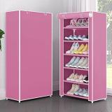 ZENVEXYO PP Collapsible Wardrobe (Finish Color - Pink, DIY(Do-It-Yourself))