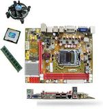 ZEBRONICS H61 motherboard combo kit with i5 3rd processor+16gb ddr3 ram + Cpu fan Combo Motherboard (Black)