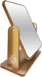 Vaisag House Wooden Desk Square Makeup Mirror Small Size use for Home, Traveling