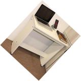 Spacecrafts Engineered Wood Computer Desk (Straight, Finish Color - WHITE, DIY(Do-It-Yourself))