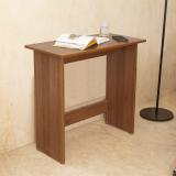 lussomobily lussomobily Study Table with Leg Space Modern Computer Desk Engineered Wood Computer Desk (Modular, Finish Color - Walnut, DIY(Do-It-Yourself))