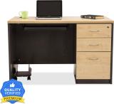 Durian DWS/34722 Engineered Wood Computer Desk (Straight, Finish Color - Maple, Knock Down)