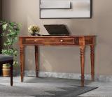 krishana art palace Solid Wood Computer Desk (Straight, Finish Color - Brown 1, DIY(Do-It-Yourself))