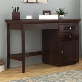 Tanishq Arts Solid Sheesham Wood Study & Computer Table Home & Office Solid Wood Computer Desk (Straight, Finish Color - Walnut Finish, DIY(Do-It-Yourself))