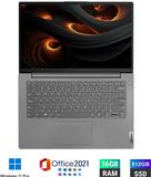 Lenovo V 14 (2025) Intel Core i5 12th Gen 1235U - (16 GB/512 GB SSD/Windows 11 Pro) V 14 Thin and Light Laptop (14 inch, Grey, 1.5 kg, With MS Office)