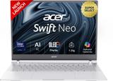Acer Swift Neo OLED with Backlit Keyboard, Intel Core Ultra 7 155U - (16 GB/1 TB SSD/Windows 11 Home) SFN14-54H Thin and Light Laptop (14 Inch, Silver, 1.3 Kg, With MS Office)