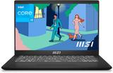 MSI Modern 14 Intel Core i3 11th Gen 1115G4 - (8 GB/512 GB SSD/Windows 11 Home) Modern 14 C11M-031IN Thin and Light Laptop (14 Inch, Classic Black, 1.4 Kg)