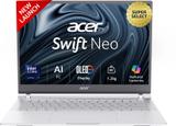 Acer Swift Neo OLED with Backlit Keyboard, Intel Core Ultra 7 155U - (16 GB/512 GB SSD/Windows 11 Home) SFN14-54H Thin and Light Laptop (14 Inch, Silver, 1.3 Kg, With MS Office)