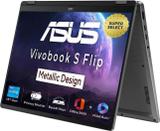ASUS Vivobook S14 Flip (2025) with Office 2024 + M365 Basic*, A-Part Metal Body, Intel Core i5 13th Gen 13420H - (16 GB/512 GB SSD/Windows 11 Home) TP3402VAO-LZ619WS 2 in 1 Laptop (14 inch, Blue, 1.50 Kg, With MS Office)