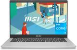 MSI Modern 14 Intel Core i3 13th Gen 1315U - (16 GB/512 GB SSD/Windows 11 Home) Modern 14 C13M-1424IN Thin and Light Laptop (14 Inch, Urban Silver, 1.4 Kg, With MS Office)
