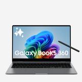 SAMSUNG Galaxy Book5 360 AI PC Full Metal Chasis Intel Core Ultra 5 226V - (16 GB/512 GB SSD/Windows 11 Home) NP750QHA 2 in 1 Laptop (15.6 Inch, Gray, 1.46 Kg, With MS Office)