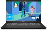MSI Modern 14 Intel Core i3 12th Gen 1215U - (8 GB/512 GB SSD/Windows 11 Home) Modern 14 C12MO Thin and Light Laptop (14 inch, Classic Black, 1.4 Kg, With MS Office)