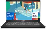 MSI Modern 14 Intel Core i7 13th Gen 1355U - (16 GB/512 GB SSD/Windows 11 Home) Modern 14 C13M-435IN Thin and Light Laptop (14 Inch, Classic Black, 1.4 Kg)
