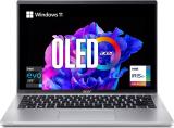 Acer Swift Go 14 EVO OLED Intel Core i5 13th Gen 13500H - (16 GB/512 GB SSD/Windows 11 Home) SFG14-71-58UB Thin and Light Laptop (14 Inch, Pure Silver, 1.25 Kg, With MS Office)