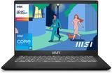 MSI Modern 14 Intel Core i5 12th Gen 1235U - (16 GB/512 GB SSD/Windows 11 Home) Modern 14 C12MO-1212IN Business Laptop (14 inch, Classic Black, 1.4 Kg, With MS Office)