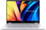 ASUS Vivobook S 14 Flip AMD Ryzen 5 Hexa Core R5-5600H - (8 GB/512 GB SSD/Windows 11 Home) TN3402QA-LZ501WS 2 in 1 Laptop (14.1 inch, Transparent Silver, 1.5 kg, With MS Office)