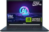MSI Stealth 14 AI Studio Intel Core Ultra 7 155H - (32 GB/1 TB SSD/Windows 11 Home/8 GB Graphics/NVIDIA GeForce RTX 4070/120 Hz) Stealth 14 AI Studio A1VGG-054IN Gaming Laptop (14 Inch, Star Blue, 1.7 Kg)