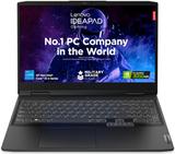 Lenovo IdeaPad Gaming 3 Intel Core i5 12th Gen 12450H - (16 GB/512 GB SSD/Windows 11 Home/4 GB Graphics/NVIDIA GeForce RTX 3050) 15IAH7 Gaming Laptop (15.6 Inch, Onyx Grey, 2.31 Kg, With MS Office)