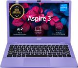 Acer Aspire 3 Intel Celeron Dual Core - (8 GB/256 GB SSD/Windows 11 Home) A311-45 Thin and Light Laptop (11.6 inch, Crimson Purple, 1.0 kg)