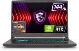 MSI Thin A15 AMD Ryzen 5 Hexa Core 7535HS - (16 GB/512 GB SSD/Windows 11 Home/4 GB Graphics/NVIDIA GeForce RTX 3050/144 Hz) Thin A15 B7UC-284IN / Thin A15 B7UC-102IN Gaming Laptop (15.6 Inch, Cosmos Gray, 1.86 Kg)