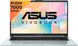 ASUS Vivobook Go 15 (2025) with Office 2024 + M365 Basic*, Backlit Keyboard, AMD Ryzen 5 Quad Core 7520U - (16 GB/512 GB SSD/Windows 11 Home) E1504FA-BQ2543WS Thin and Light Laptop (15.6 inch, Green Gray, 1.63 Kg, With MS Office)