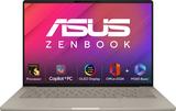 ASUS Zenbook A14 OLED (2025), MSO 2024 + M365 Basic, Metal Body, Backlit Keyboard, Qualcomm Snapdragon X Elite - (16 GB/512 GB SSD/Windows 11 Home) UX3407RA-QD054WS Thin and Light Laptop (14 Inch, Zabriskie Beige, 0.98 Kg, With MS Office)