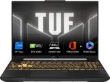 ASUS TUF Gaming F16 (2025) with Office 2024 + M365 Basic*, Intel Core i7 13th Gen 13620H - (16 GB/512 GB SSD/Windows 11 Home/6 GB Graphics/NVIDIA GeForce RTX 4050/144 Hz) FX677VU-RL155WS Gaming Laptop (16 Inch, Mecha Gray, 2.2 Kg, With MS Office)