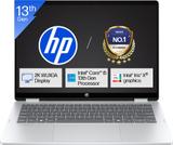 HP OmniBook 5 Flip with Touchscreen, Backlit Keyboard & MSO'2024, Intel Core i5 13th Gen 1334U - (16 GB/512 GB SSD/Windows 11 Home) 14-fp0789TU Thin and Light Laptop (14 inch, Glacier Silver, 1.65 Kg, With MS Office)