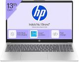 HP 15S Intel Core i3 13th Gen 1355U - (16 GB/512 GB SSD/Windows 11 Home) 15-fd0574TU Thin and Light Laptop (15.6 inch, Natural Silver, 1.59 kg, With MS Office)