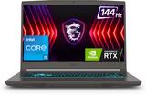 MSI Thin 15 Intel Core i5 13th Gen 13420H - (16 GB/512 GB SSD/Windows 11 Home/4 GB Graphics/NVIDIA GeForce RTX 3050/144 Hz) Thin 15 B13UC- 125IN Gaming Laptop (15.6 Inch, Cosmos Gray, 1.86 Kg)