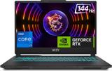MSI Cyborg 15 Intel Core i7 12th Gen 12650H - (16 GB/512 GB SSD/Windows 11 Home/6 GB Graphics/NVIDIA GeForce RTX 3050/144 Hz) Cyborg 15 A12UDX-1048IN Gaming Laptop (15.6 Inch, Translucent Black, 1.98 Kg)