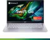 Acer Swift Go 14 AMD Ryzen 5 Hexa Core 7530U - (8 GB/512 GB SSD/Windows 11 Home) SFG14-41 Notebook (14 Inch, Pure Silver, 1.25 Kg, With MS Office)