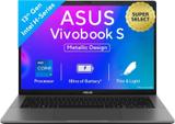 ASUS Vivobook S14 (2025) with Office 2024 + M365 Basic*, Backlit Keyboard, Intel Core i7 13th Gen 13620H - (16 GB/512 GB SSD/Windows 11 Home) S3407VA-LY040WS Thin and Light Laptop (14 inch, Matte Gray, 1.39 Kg, With MS Office)